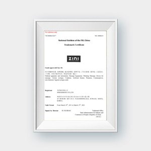 ZINI 商標登録